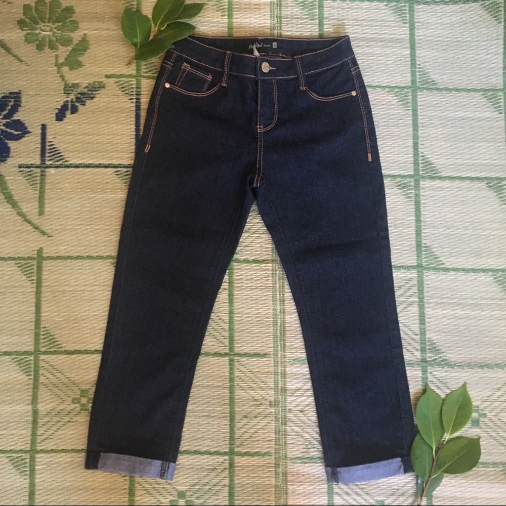 🆕 Papaya Cuffed Ankle Jeans